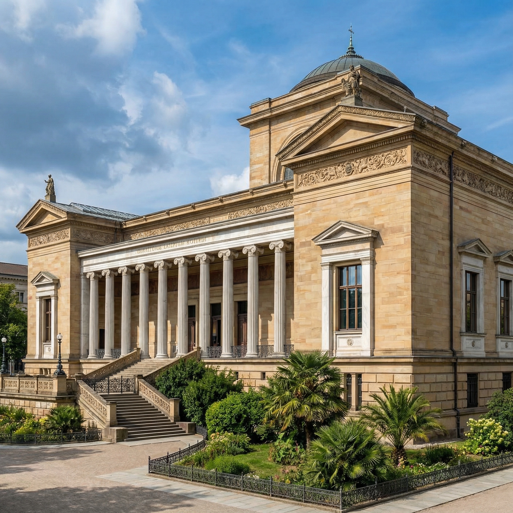 Archiwalne zdjęcie gmachu Muzeum Śląskiego